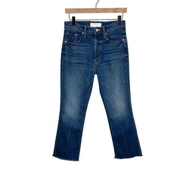 Mother Superior The Tripper Ankle Fray Jeans 27 Blue Its A Small World Wash - Picture 2 of 14